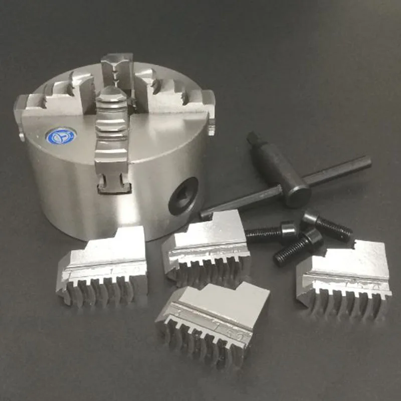

4Jaw 100mm Lathe Chuck 4 Jaw 4" Self-centering Chuck Hardened Steel Plain Back CNC Metalworking