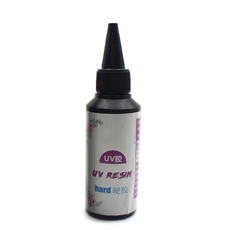 DIY УФ ультрафиолетовая Смола отверждения раствор Быстросохнущий нетоксичный Солнечный свет активированный жесткий XB 66 - Цвет: 25g