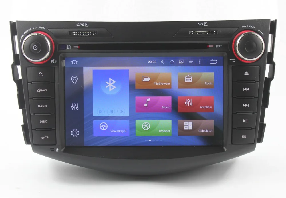7 &quotAndroid 9 0 автомобильный DVD GPS плеер для Toyota RAV4 RAV 4 2007 2011 Восьмиядерный WIFI Гб RAM + 64 ROM
