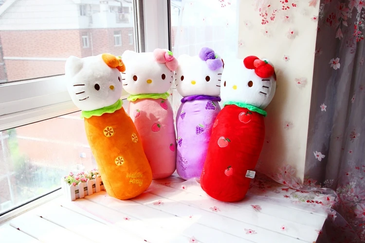 

55cm cute pillow hello kitty plush, hello kitty stuffed doll cat plush toy doll birthday gift girls
