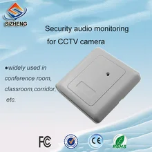 CCTV surveillance wall microphone sound monitor audio voice pickup device for Security Camera giantree adjustable cctv microphone audio pickup device monitor safety security device high sensitivity dvr cctv accessories