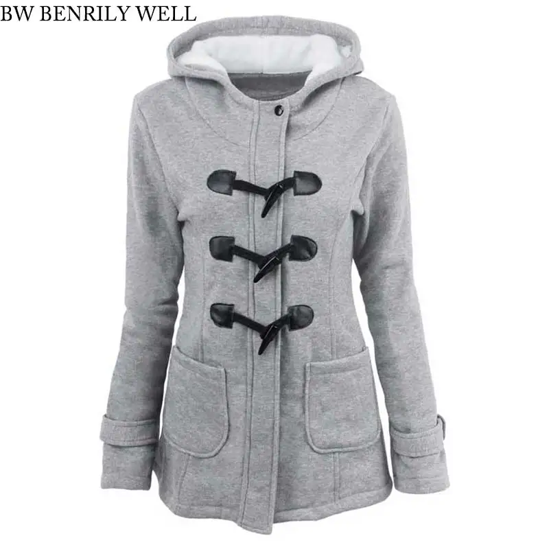 

2017 New Winter Women Fleece Nylon Cotton Padded Casual Hooded Parkas Female Snow Outwear Warm Overcoat Loose Jackes Coats Tops