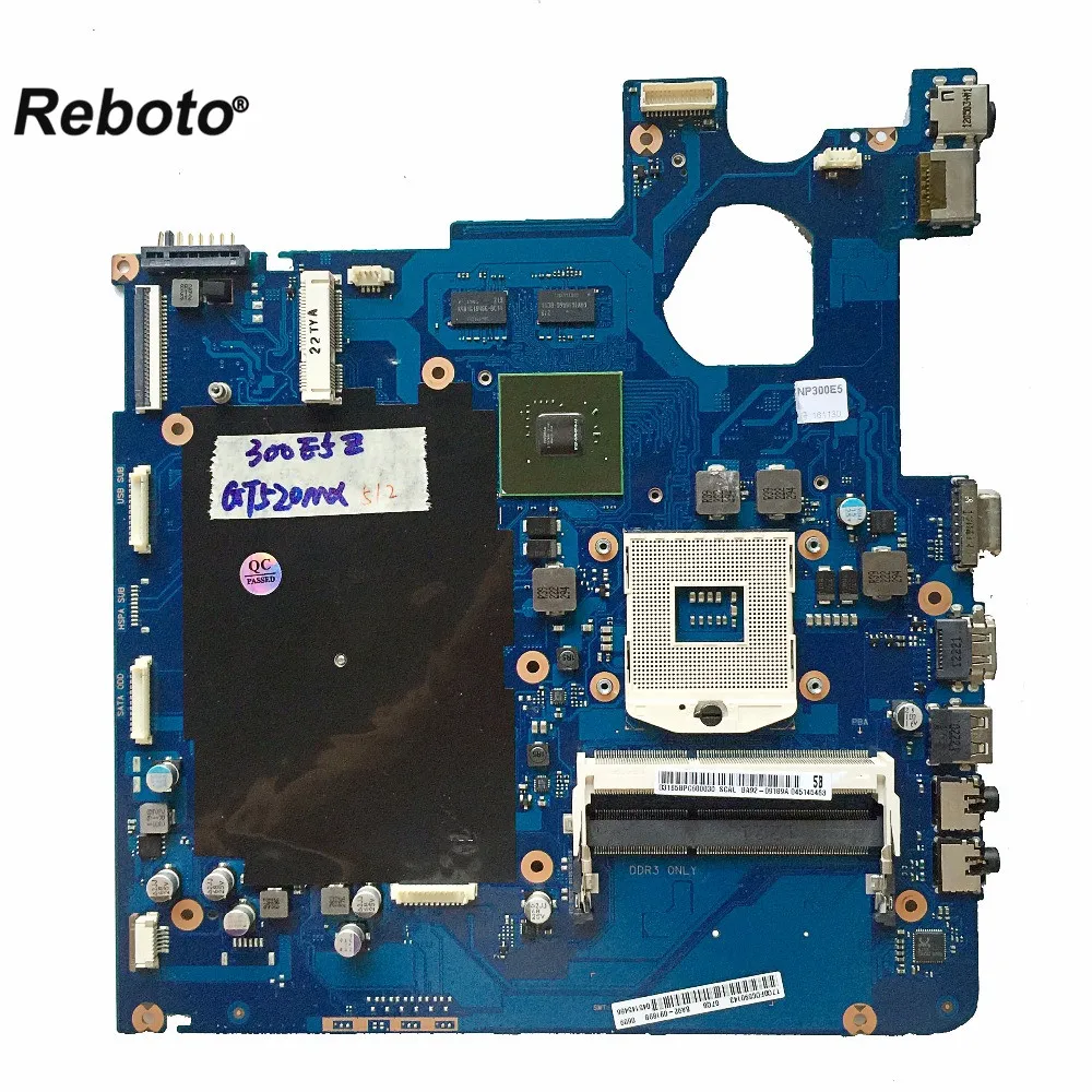 

Reboto FOR Samsung NP300V5A 300V5A Laptop Motherboard Mainboard BA92-09189A BA41-01762A GT 520MX/512M HM65 DDR3 100% Tested