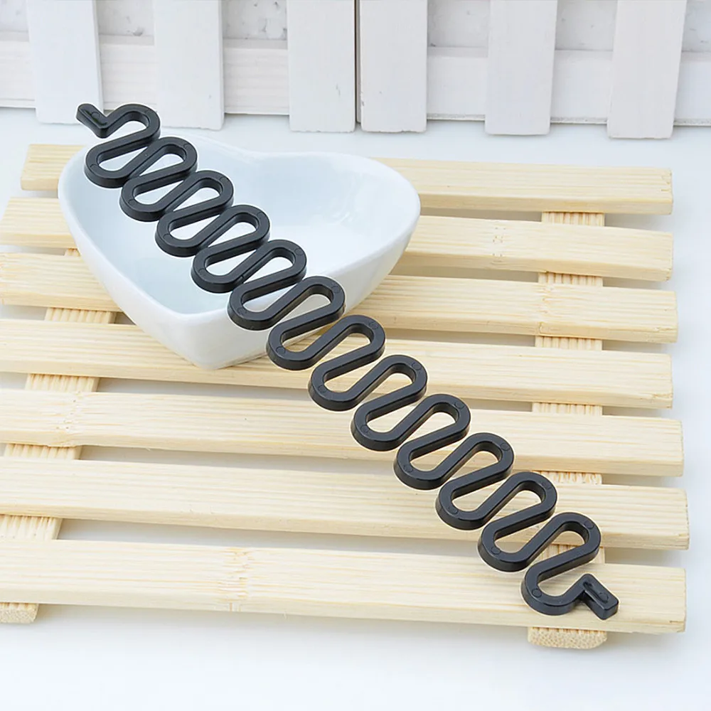 Hair Braiding 2PS Black Braider French Style Fish Bond Waves Roller With Hair Twist Styling Bun Maker Tress Barrette Magic Tool