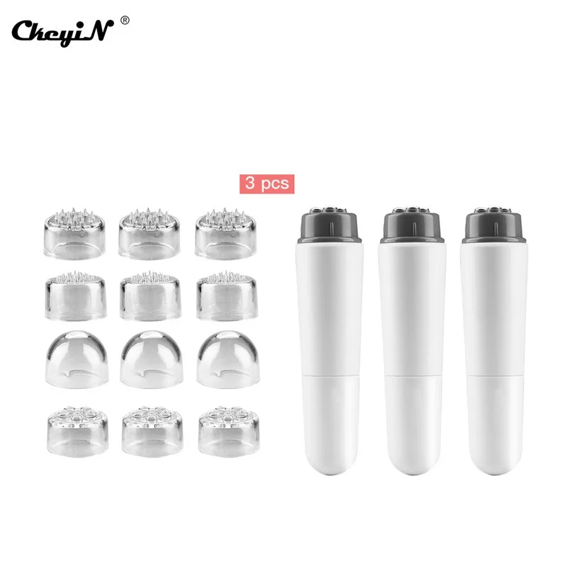 

3/5PC 4Head Electric Eye Face Massager Mini Wrinkle Dark Circles Removal Pen Anti Aging Massager Negative Ion Vibration Tools 37
