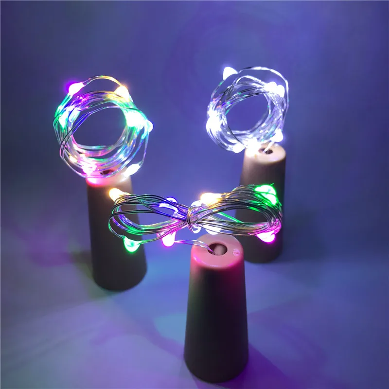 thumbnail image 1 of Guirnalda de luces LED de Navidad de 1 m y 10 ledes con alambre de cobre, funciona con pilas, para decoración de fiestas, bodas y vacaciones, 1 of 4