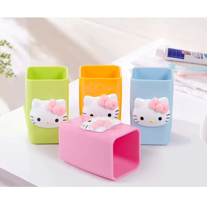 Держатель для зубной щетки Hello Kitty аксессуары ванной комнаты бытовые чашки