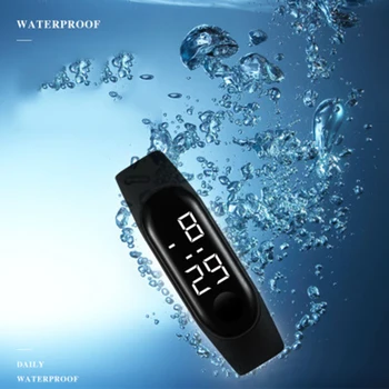 

Sports Watches For Women Men Kids Fashion Electronic Silicone Bracelets Wrist Watch Child Digital Hours Waterproof Outdoor Clock