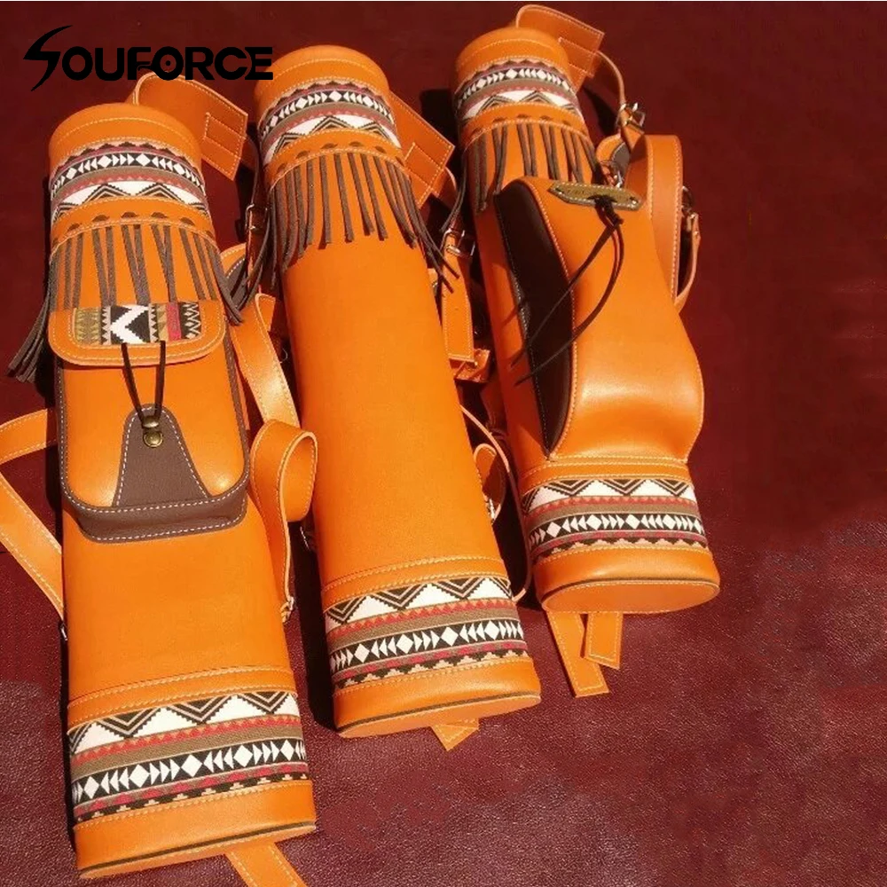 3 Style Arrows Quiver Arrow Bag 53x12.5cm Size in Yellow Ultrafiber