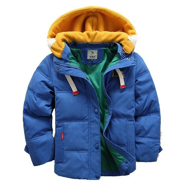 Зимняя теплая куртка-пуховик для мальчиков, Детские утепленные куртки-пуховики, пальто, верхняя одежда с капюшоном для мальчиков