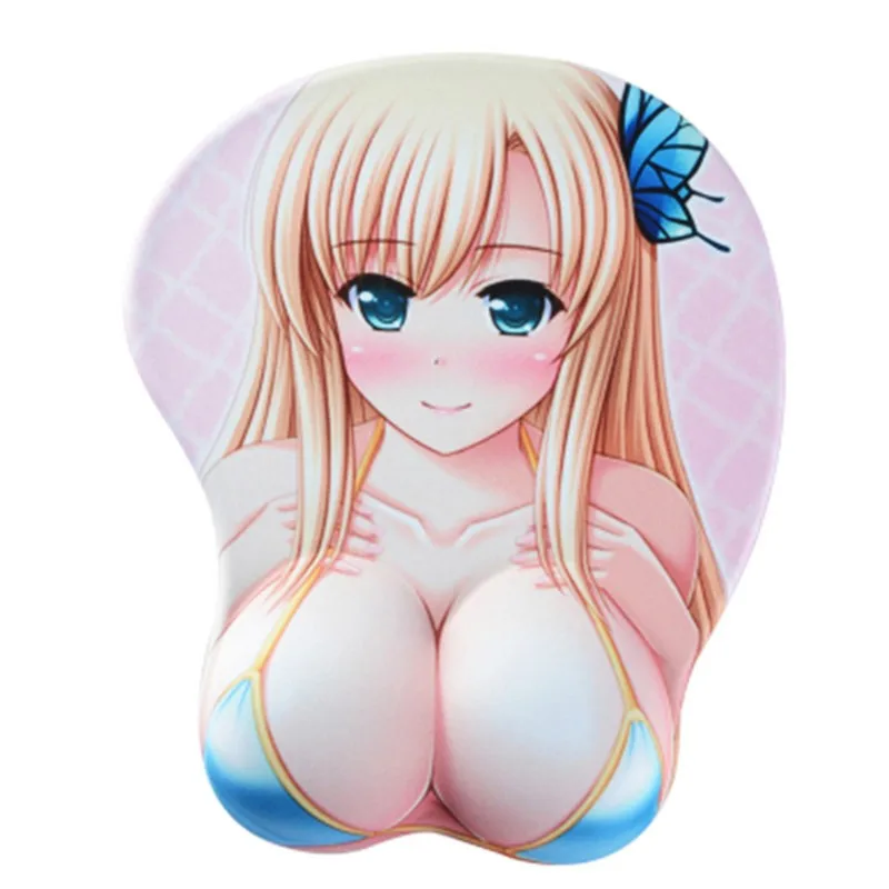 Коврик для мыши с героями мультфильмов большой мягкий 3D игровой