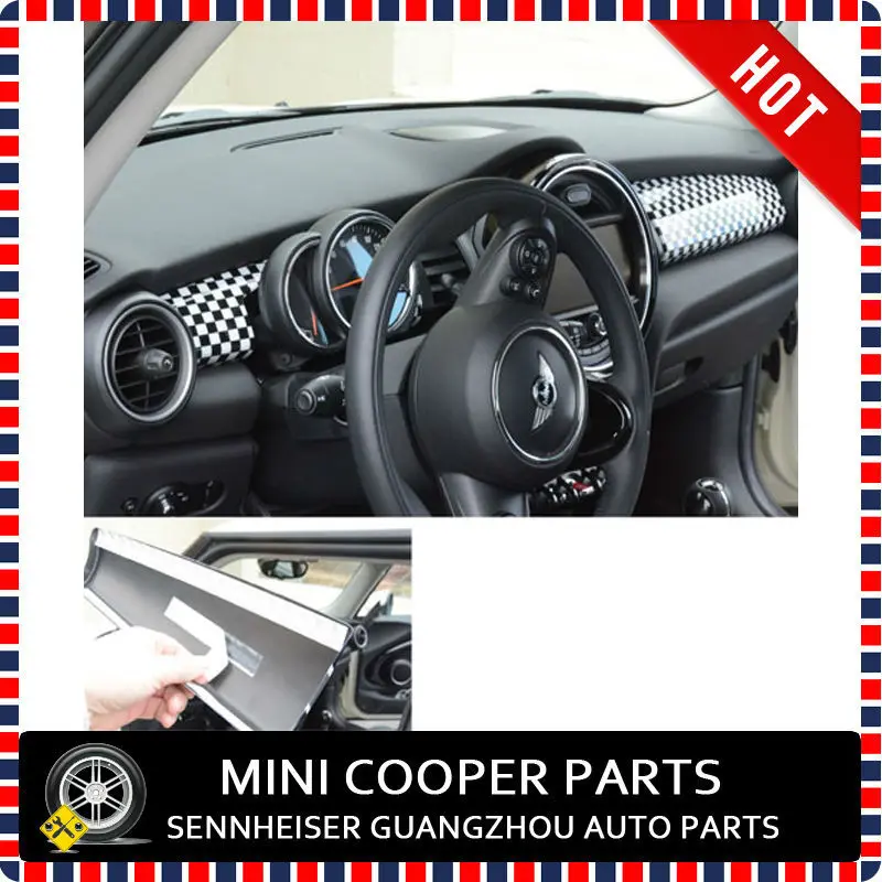 Последние Mini Cooper ABS Пластик УФ-защитой lhd& rhd приборной панели крышки мини проверки Стиль для Mini Cooper F56(2 шт./компл