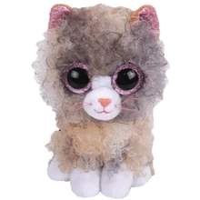 Ty Beanie скраппи вьющиеся волосы кошка плюшевые игрушки 15 см