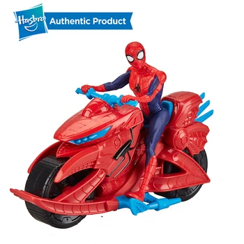 

Hasbro Marvel Spider Man Figure With Cycle Toys For Kids Ages 4 And Up Movie Figure Vulture Sandman Arachnid Toy
