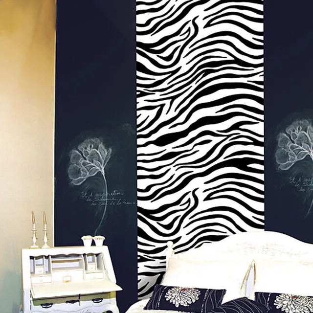 Zebra slaapkamer pvc zelfklevende behang papel tapiz de parede ... Zebra slaapkamer pvc zelfklevende behang papel tapiz de parede ...