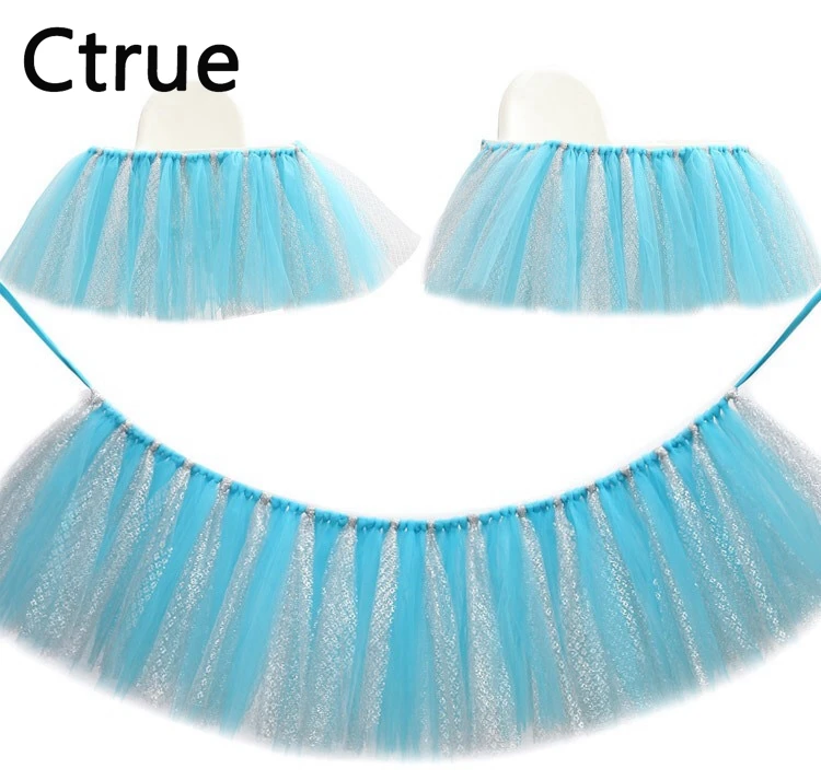 100CMx35CM Tulle baby chair skirt table High Chair skirt boy Baby Shower Decoration kids girl First Birthday party decorations 100CMx35CM Tulle baby chair skirt table High Chair skirt boy Baby Shower Decoration kids girl First Birthday party decorations