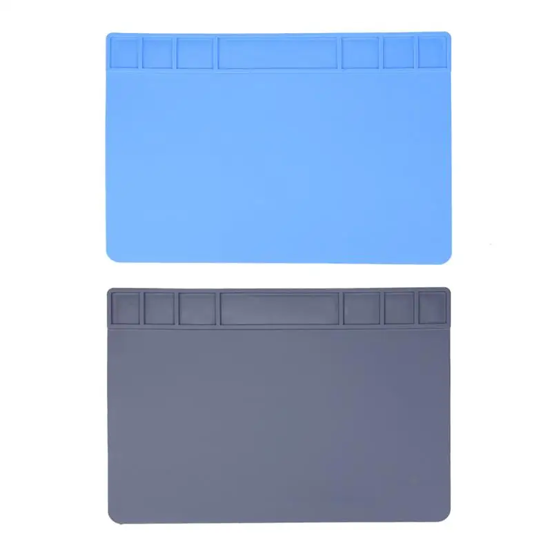 49x35cm Heat Insulation Electronic Maintenance Desk Repair Platform Pad Mobile Phone Repair Station soldering repairing platform tiepai 1piece stainless steel cell phone pcb repair holder platform maintenance fixtures mobile phone circuit boards repair tool
