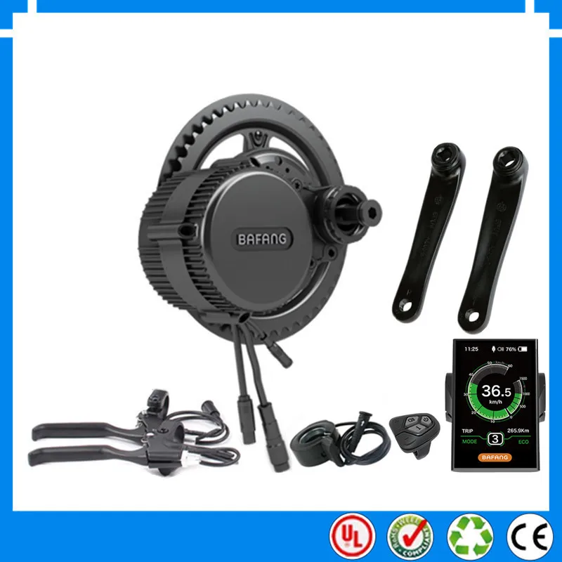 Электродвигатель Ebike Bafang BBS02B 48 В 500 Вт с ЖК дисплеем C965|ebike motor|electric bike conversion kitelectric |