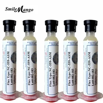

Made in USA! 5/lot 10cc NC-559-ASM Flux paste lead-free solder paste solder flux