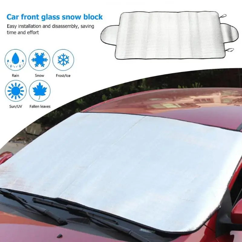 Авто Солнцезащитная Накладка для машины, автомобильный чехол для экрана, переднее стекло, защита от пыли, лобовое стекло, защита от снега, мороза, универсальная защита от льда