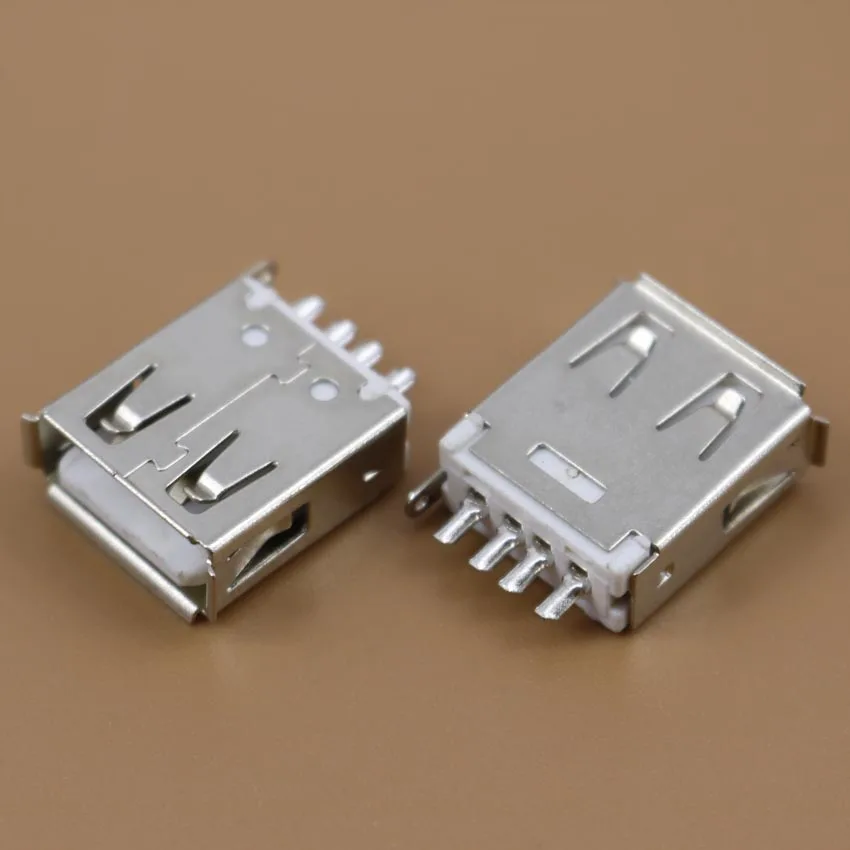 Прямой USB разъем YuXi типа A 1 шт.|female usb connector|usb female femaleusb connector solder |