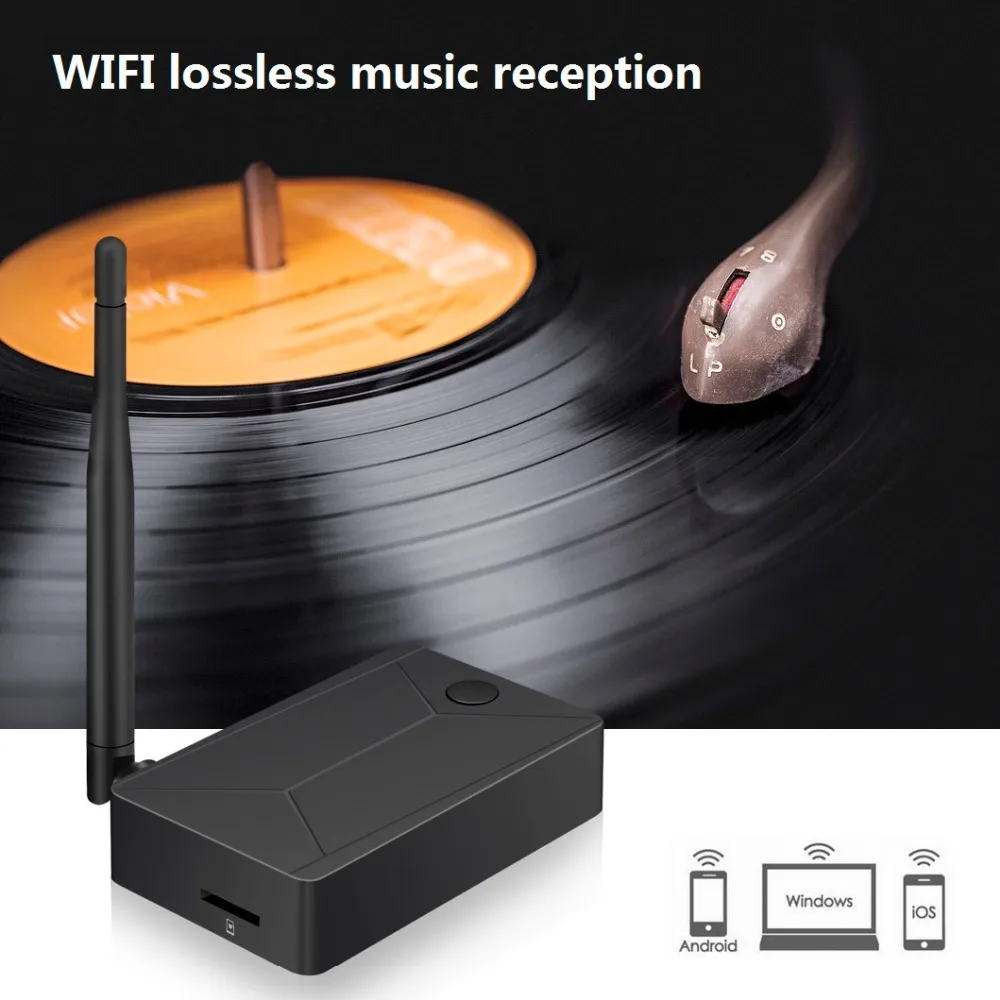 BOLS New WIFI Audio Receiver Supports DLNA, Airplay Streaming Lossless