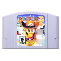 N64Game MarioParty 2 видеоигры картридж Консоли Карты Английская литература США версия (можно сохранить)