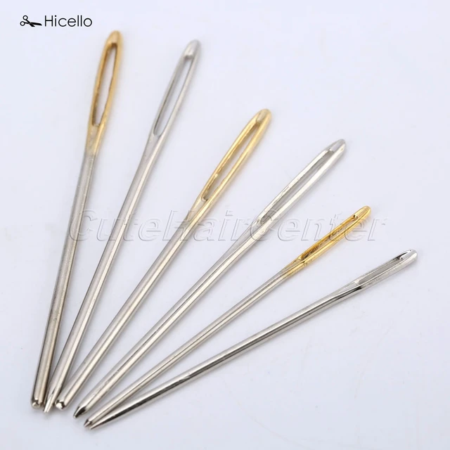 Hicello 40pcsbag Large Eye Sewing Needles GoldSilver Needles Impressive Large Eye Sewing Machine Needles Hicello 40pcsbag Large Eye Sewing Needles GoldSilver Needles Impressive Large Eye Sewing Machine Needles