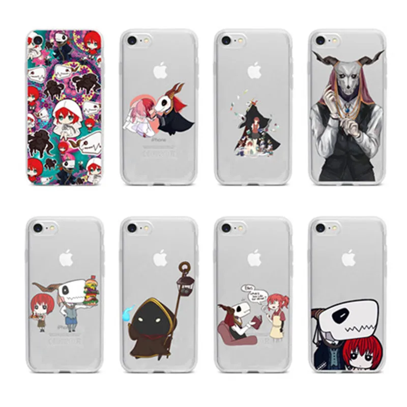 Casos de Telefone Para o iphone 6 7 8 10 Plus X XS XR Xmax Ancient Magus Bride phone Suave прозрачный чехол из ТПУ Fundas Coque |