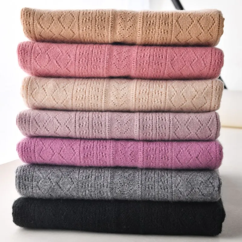 Women's 100% Wool Half Turtleneck Short Sleeve