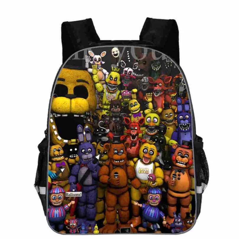 Новые детские рюкзаки с принтом Фредди Five Nights At рюкзак Fnaf для мальчиков и девочек