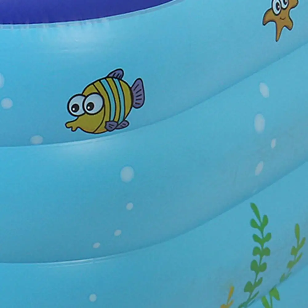 Портативный бассейн для детей надувная Ванна детский прямоугольный бассейн выдувной детский бассейн жесткие пластиковые водные игрушки