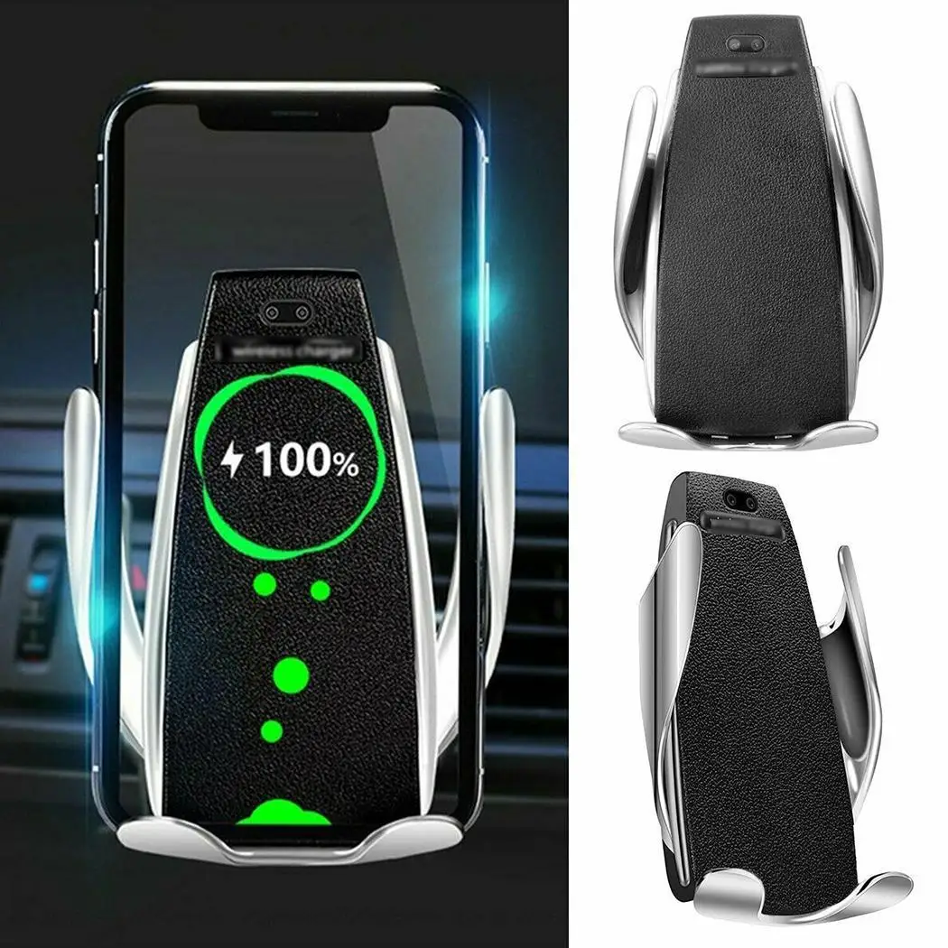 Car Phone Holder for Phone Intelligent Infrared Qi Car Wireless Charger Air Vent Mount Mobile Phone Holder Stand