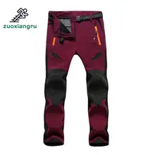Zuoxiangru водонепроницаемый софтшелл горный треккинг Рыбалка флис Быстросохнущий Открытый Pantalon Кемпинг Randonnee Homme походные брюки