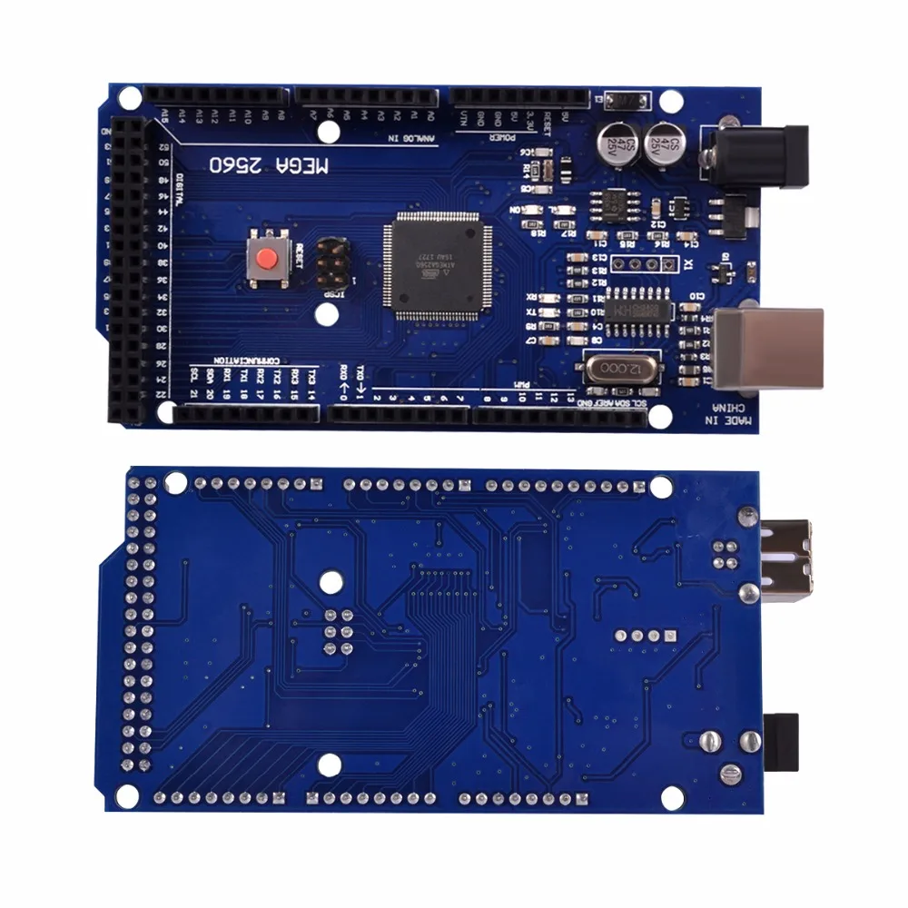 10 шт. Мега 2560 доска R3 Mega2560 REV3(ATmega2560-16AU CH340G) Мега 2560 R3 совместимых плат для Arduino uno с USB кабель