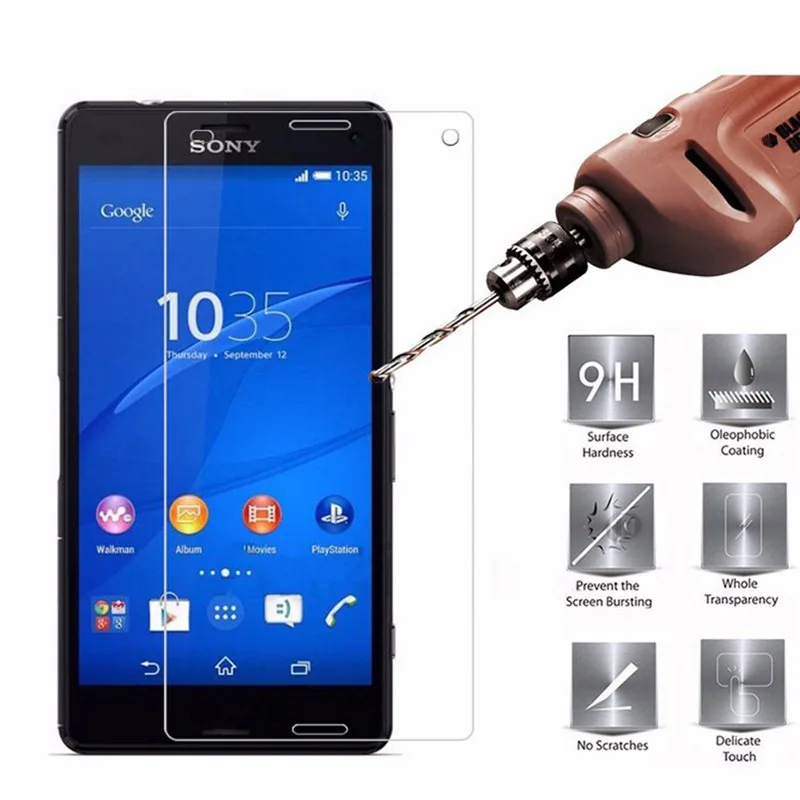 0.2mm matte touch screen protective film for Sony Z5 crystal clear 2.5D