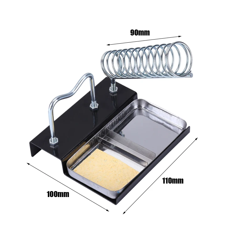 Металл паяльник кронштейн пайки Стенд Металл База держатель Весна Тип Поддержка станции Frame Портативный для Электрические рабочие