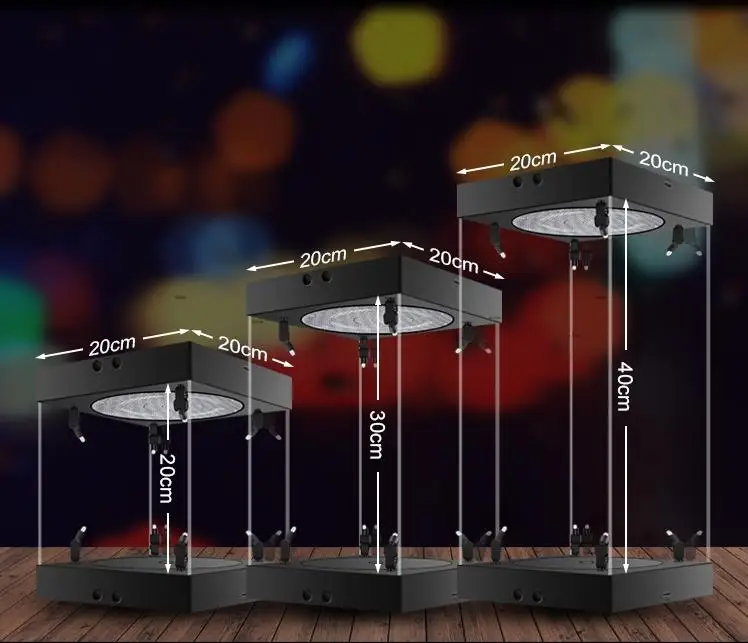 Вращающийся LED 12 &quotфигурки Модель литой корпус дисплея с освещением для 1/6
