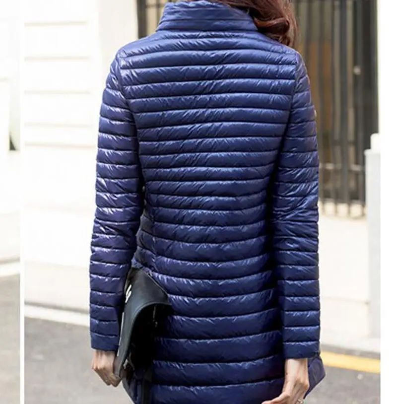 Veste 90 Blanc Survêtement Canard tou Femmes pourpre Se wine Noir Manteau Ultra Red Hiver Nouveau En Femelle Blue navy rose Automne Down Bas Léger bleu Long Du Ce0341 2016 qwTt8IgT