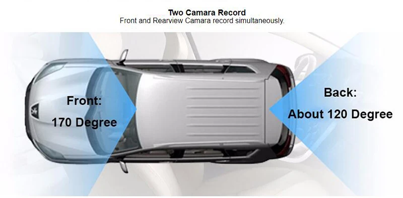 1080P Автомобильный Wifi DVR для Ford Mondeo MK5 2013 с низкой настройкой Автомобильный видеорегистратор Novatek 96655 видеорегистратор с двумя камерами