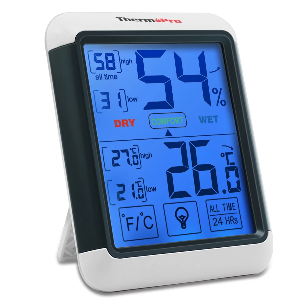 Thermopro TP55 Digital Thermometer Hygrometer Indoor Outdoor