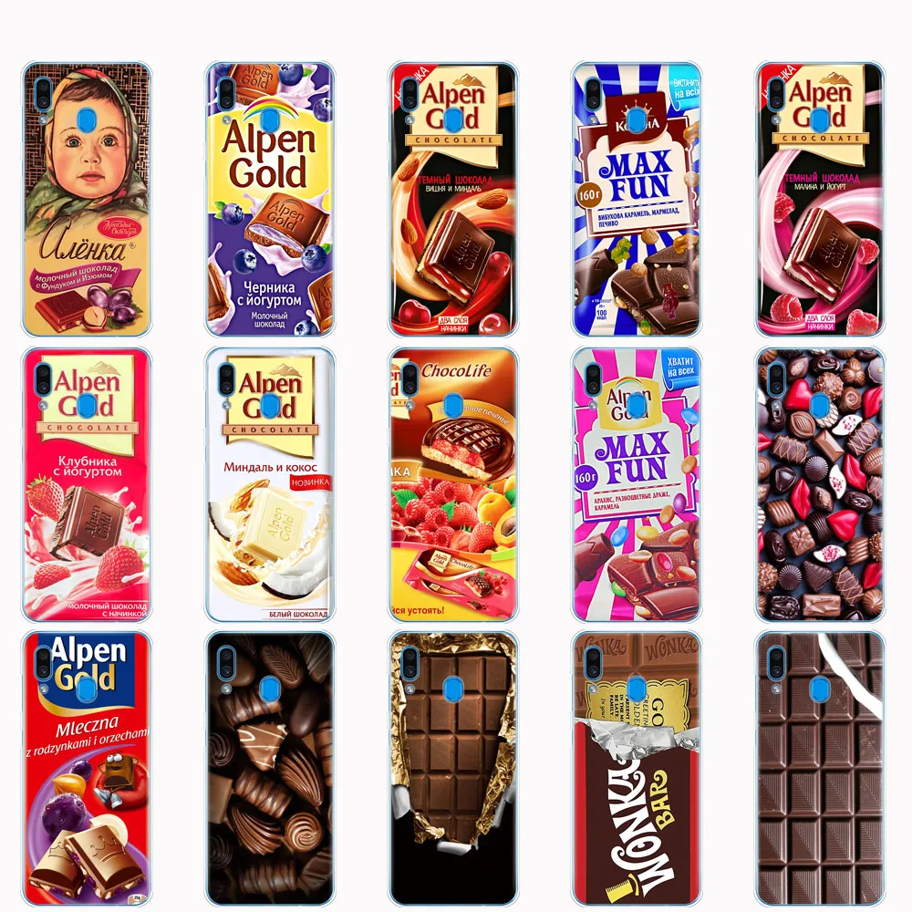 Чехол для Samsung A50 чехол Galaxy A51 A01 A71 A10 A30 A40 A70 A9 A7 2018 a30s a20s a50s a40s alenka bar chocolate|Бамперы| |