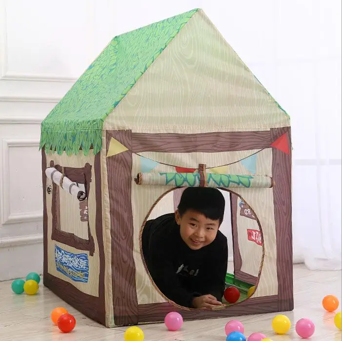

Boy Tree House Design Tent Indoor Outdoor Playhouse Game Ocean Ball Pool Portable Children Game Play Tent Childrean Toy 1549
