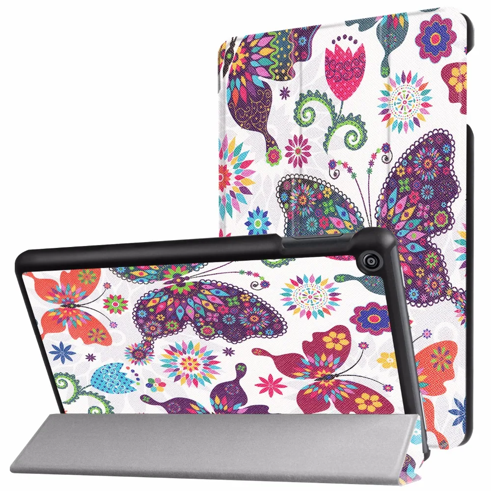 

Case for All-New Amazon Fire HD 8 Tablet (7th Generation, 2017 Release Only)-Lightweight Slim Shell Stand Cover with stand
