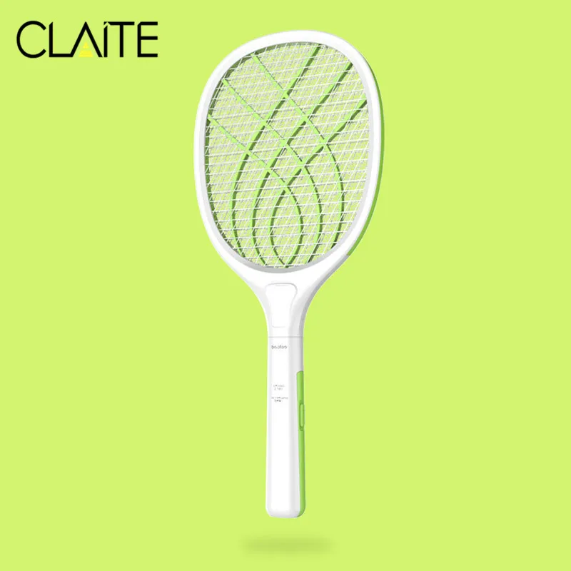 

CLAITE 110-220V USB Electronic Mosquito Swatter LED Home Use Mosquito Killer Racket Fly Insects Bug Zapper Repellent Lamp