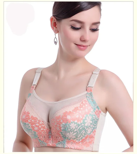 plus size bras push up large cup 36 38 40 42 44 c d dd bra sexy lace bras for large cup size