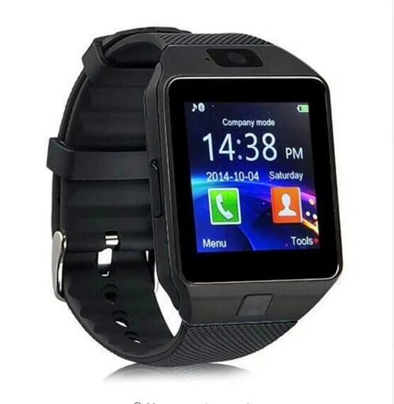 Bluetooth Смарт часы Smartwatch DZ09 Android телефонный звонок Relogio 2G GSM SIM TF карта камера для iPhone samsung HUAWEI PK GT08 A1 - Цвет: Black