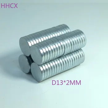 

50pcs/lot D 13x2 N35 Strong Disc NdFeB Rare Earth Magnet 13*2 Neodymium Magnets 13 X 2