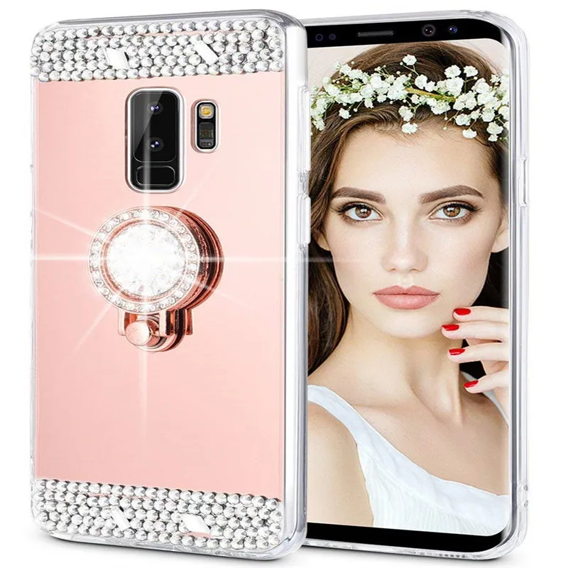 1 шт. зеркальный чехол для телефона Samsung Galaxy S3 4 5 6 7 Edge S8 Plus S9 Plus|Сумки телефона| |