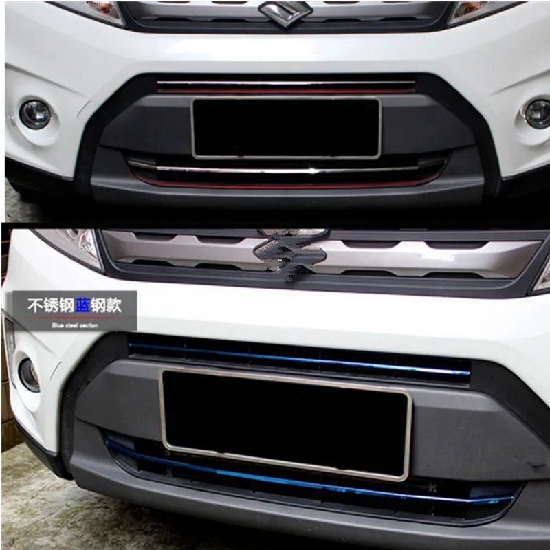 

Car styling Stainless Steel Racing grille auto Chrome plating decoration products accessories FOR 2016 Suzuki vitara